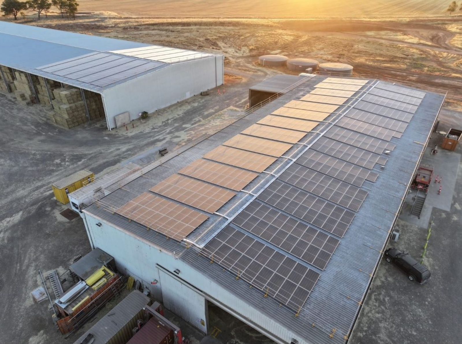 Balco Australia processing site with rooftop solar