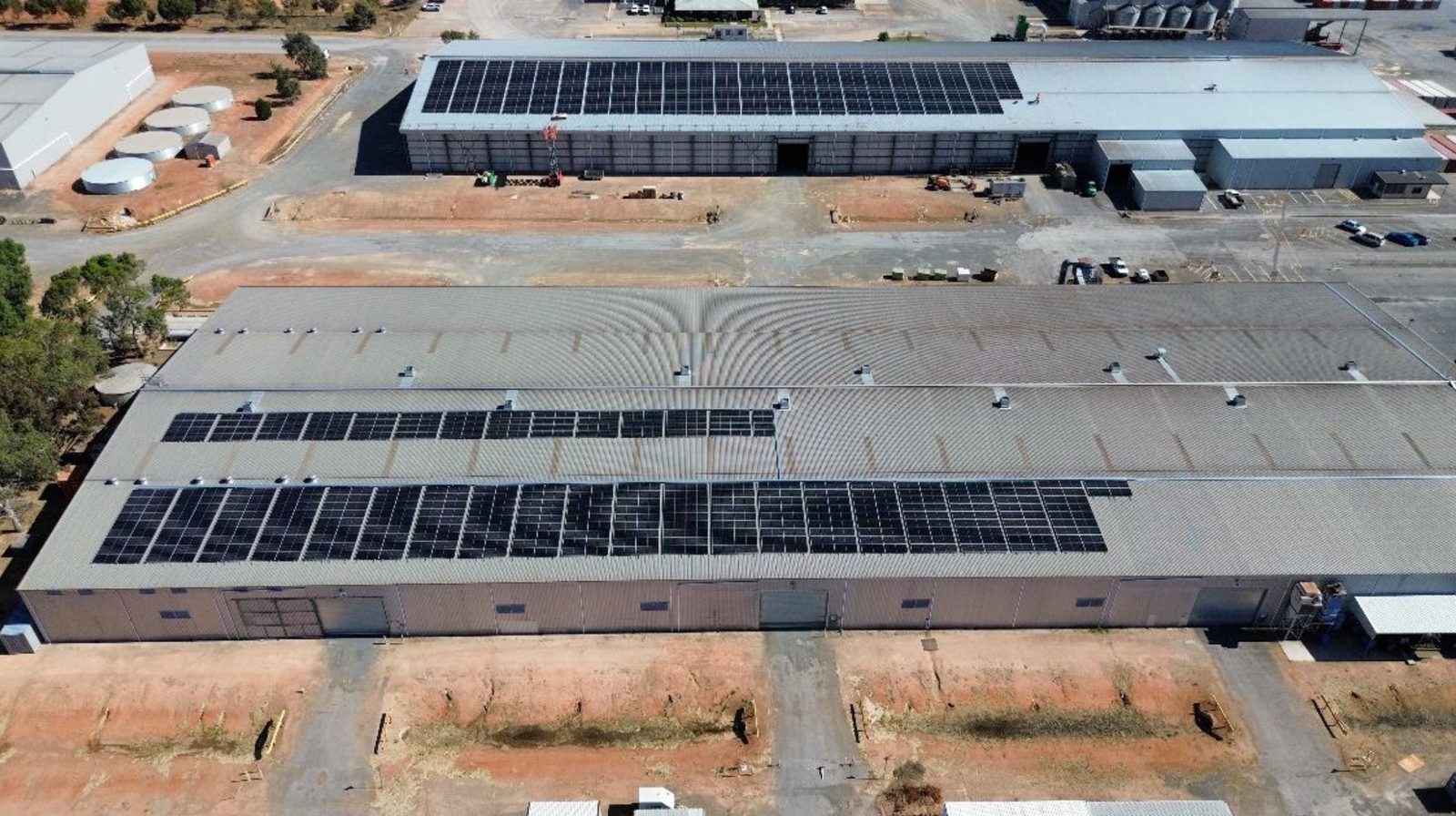Balco Australia processing site with rooftop solar