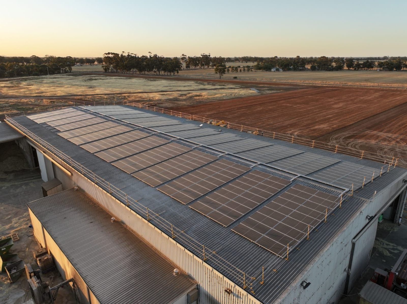 Balco Australia processing site with rooftop solar