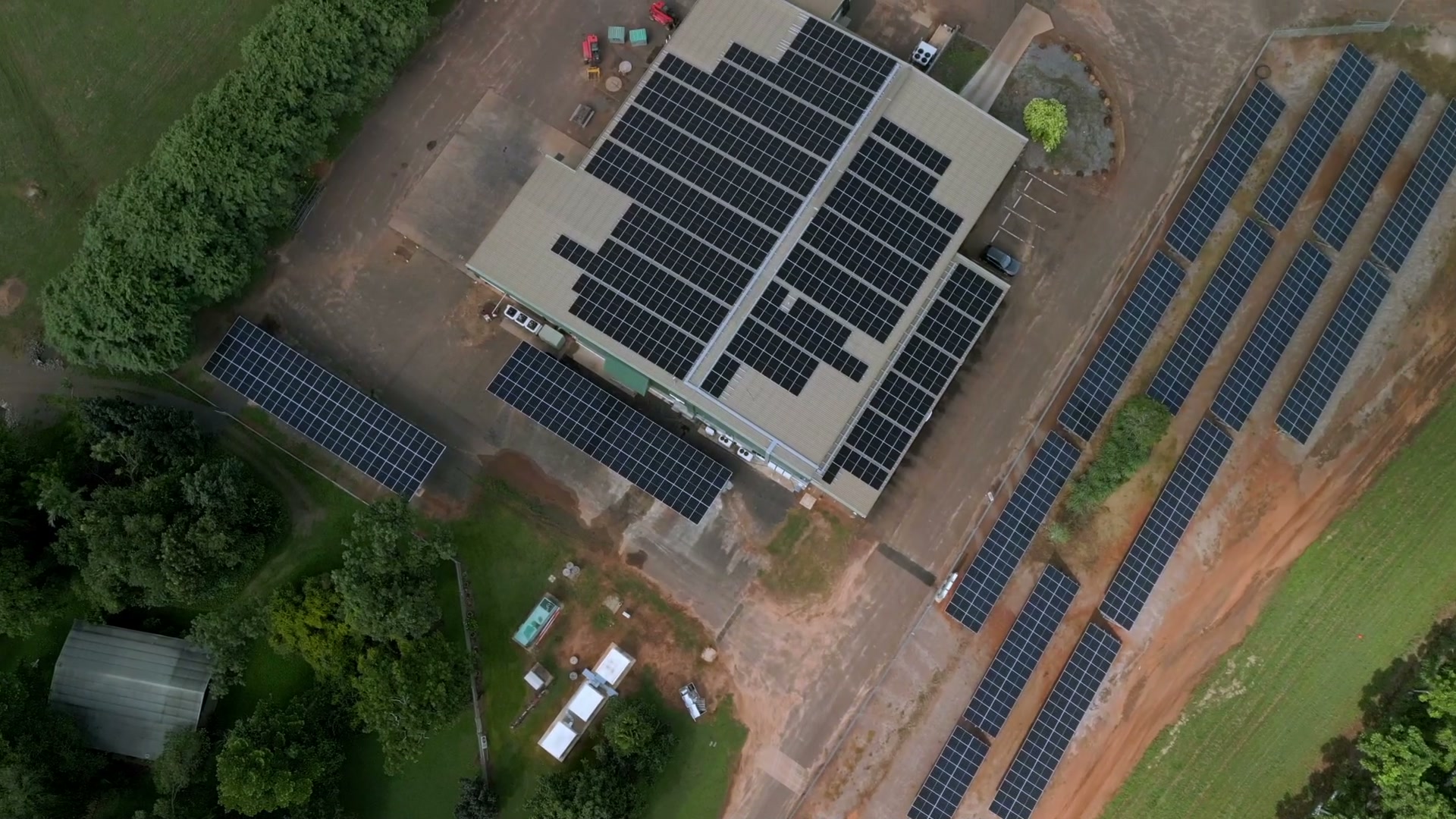 Solar arrays at a Darwin region site, Northern Territory