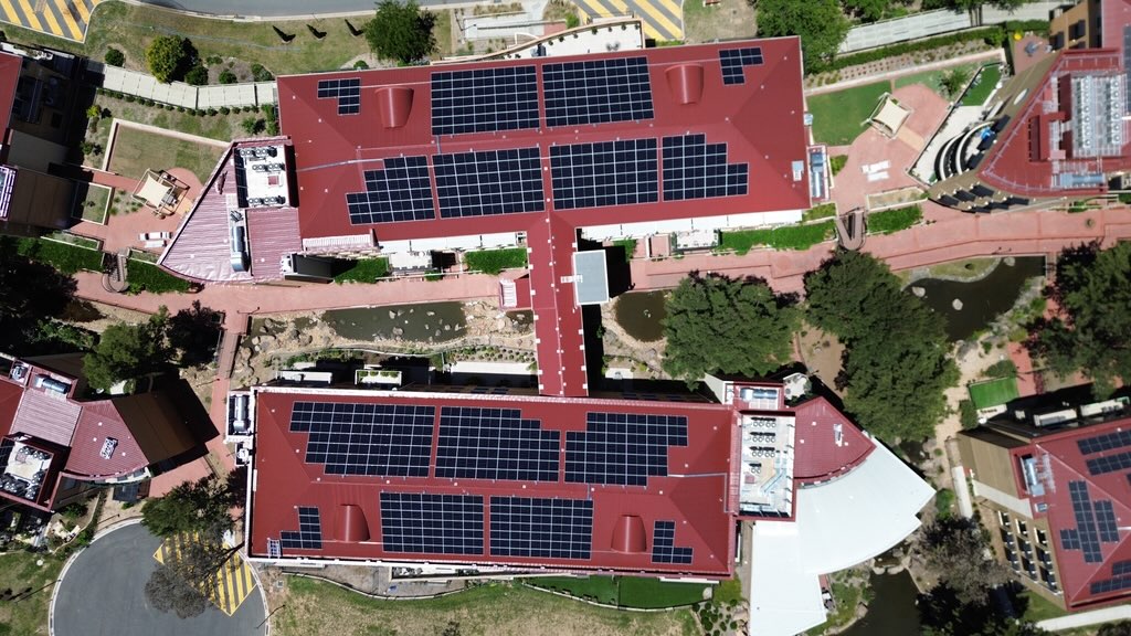 Aerial photograph of the LDK site
