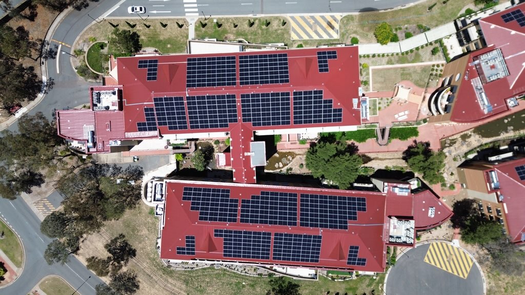 Aerial photograph of the LDK site