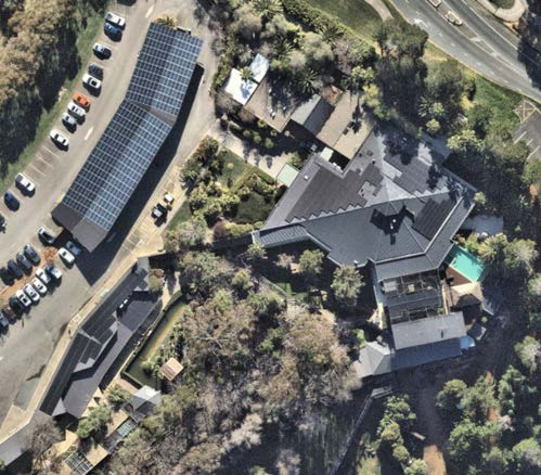 Solar arrays at the National Zoo and Aquarium in Yarralumla
