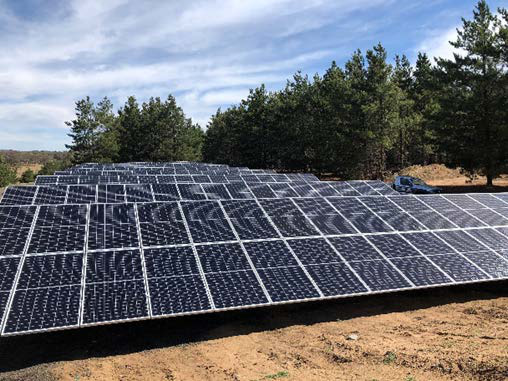 Solar arrays at the National Zoo and Aquarium in Yarralumla