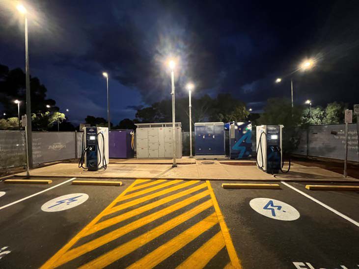 NRMA DC fast EV charging bays